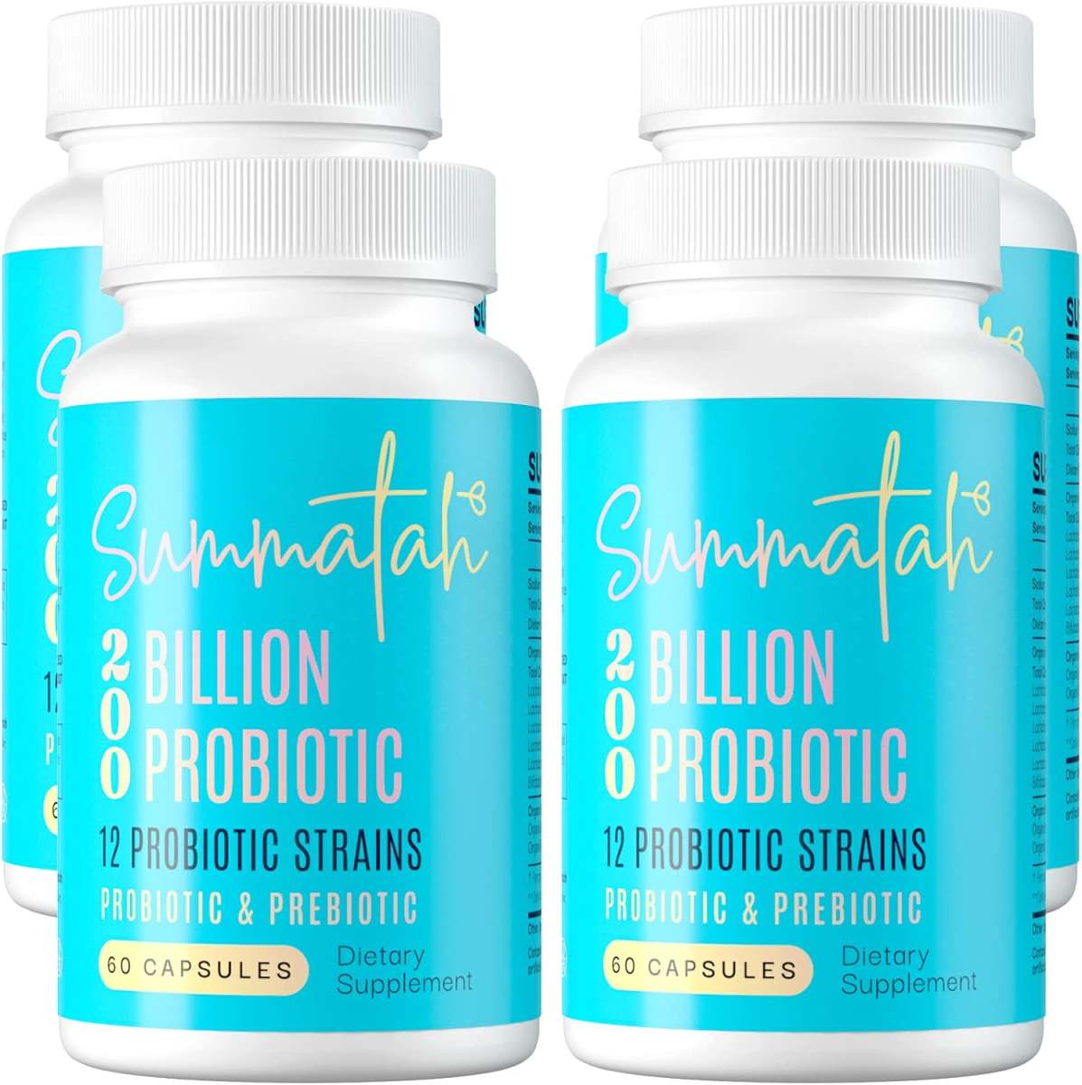 200 Billion CFU Probiotics - Probiotics for Women and Men